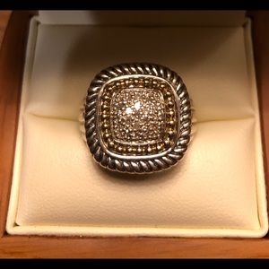 Sterling Gold Diamond Ring